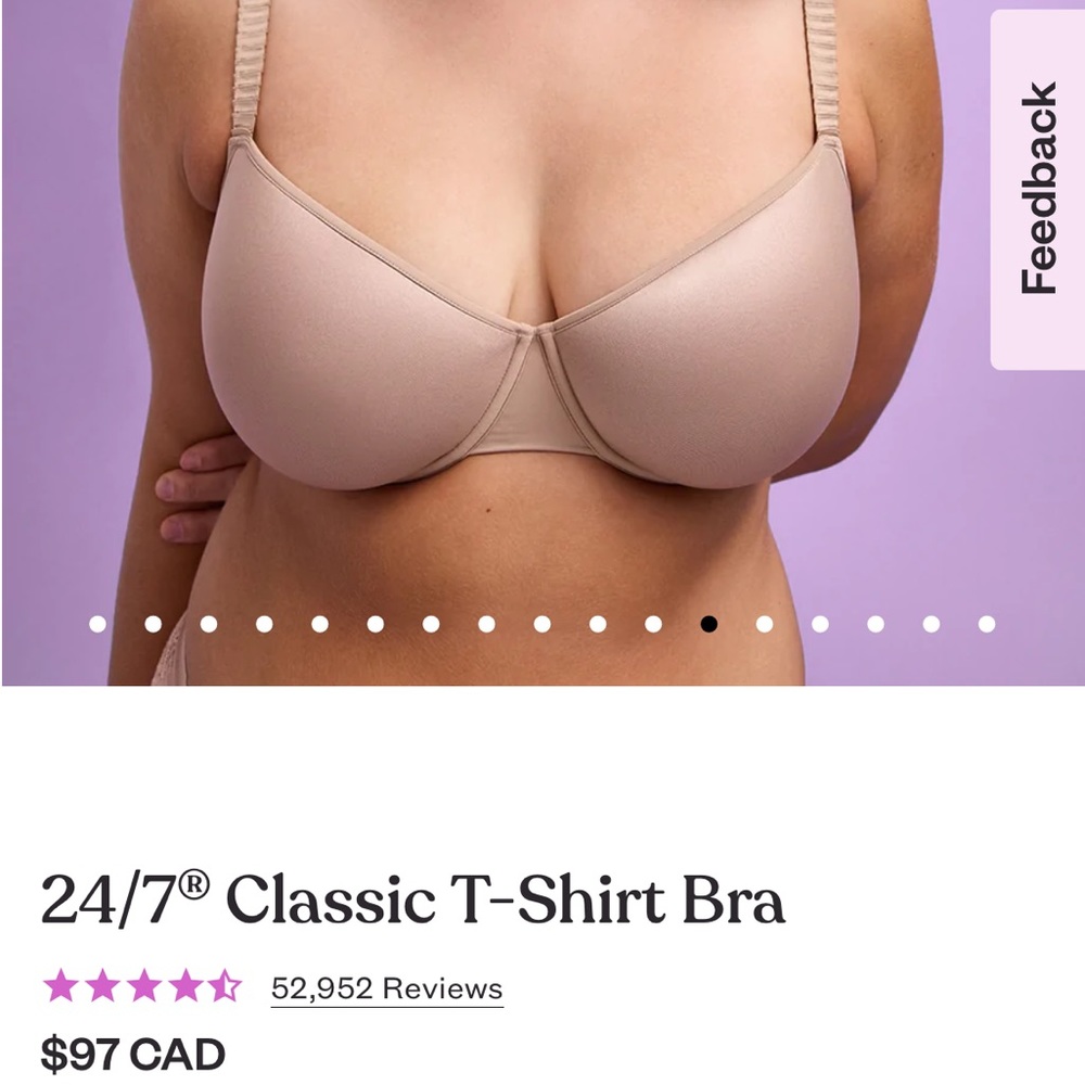 Third Love T-Shirt Bra 34G